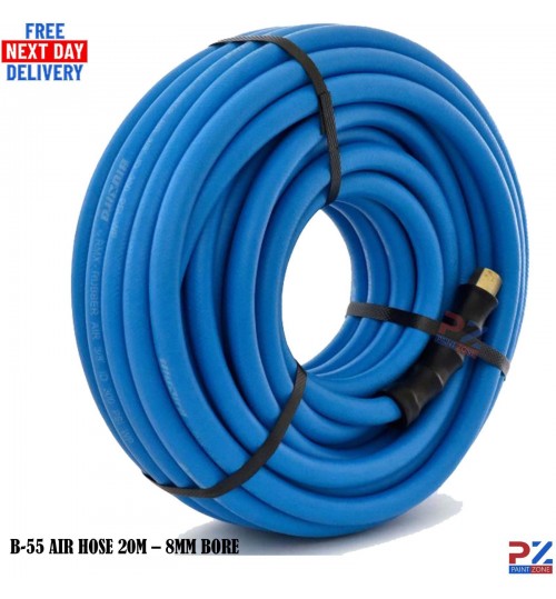 FMT0820 Air Hose 8mm x 20m – 1/4” BSP Swivel Fittings – Heavy‑Duty